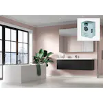 Baderomspanel Fibo 5218-M0830 Dusky Pink med Monteringsskruer