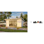 Hagestue Palmako Lea 19,4 m2 med Papp, Spiker og SBS Takbelegg