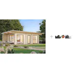 Gjestehytte Palmako Cecilia 21,8 M2 med Papp, Spiker og SBS Takbelegg