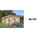 Gjestehytte Palmako Cecilia 27,2 M2 med Papp, Spiker og SBS Takbelegg