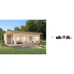 Gjestehytte Palmako Cecilia 32,0 M2 med Papp, Spiker og SBS Takbelegg