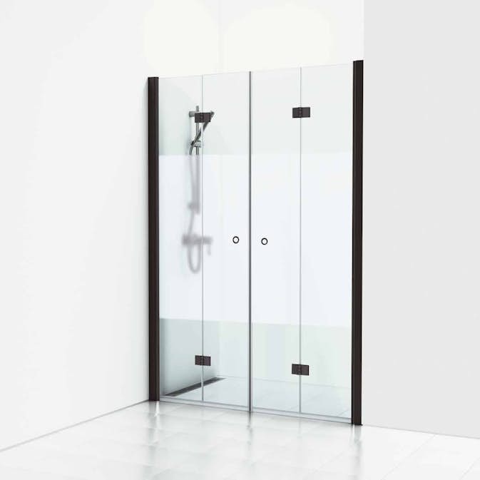 Dusjdør Svedbergs Skoga Dobbel Foldenisje