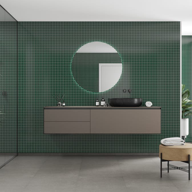 Baderomspanel Fibo 5231-M0303 Bottle Green