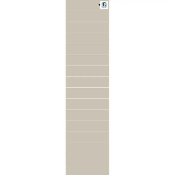Baderomspanel Fibo 6233-M6015 Beige med Monteringsskruer