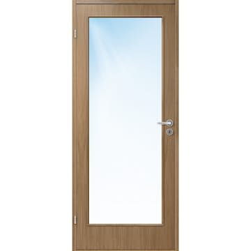 Innerdør Bygg1 Sans FW Finer Eik Klart Glass