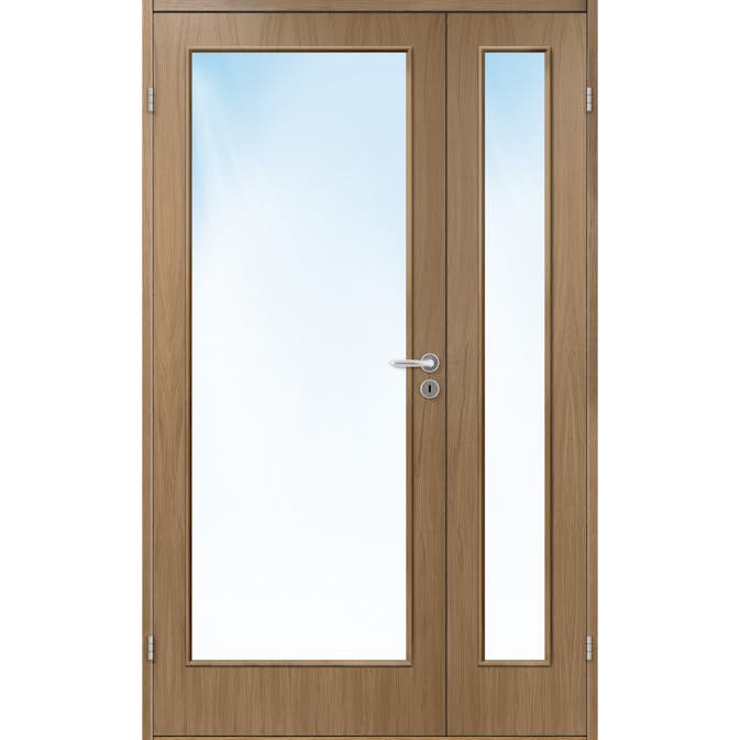 Sidefelt Bygg1 Sans FW Finer Eik Klart Glass
