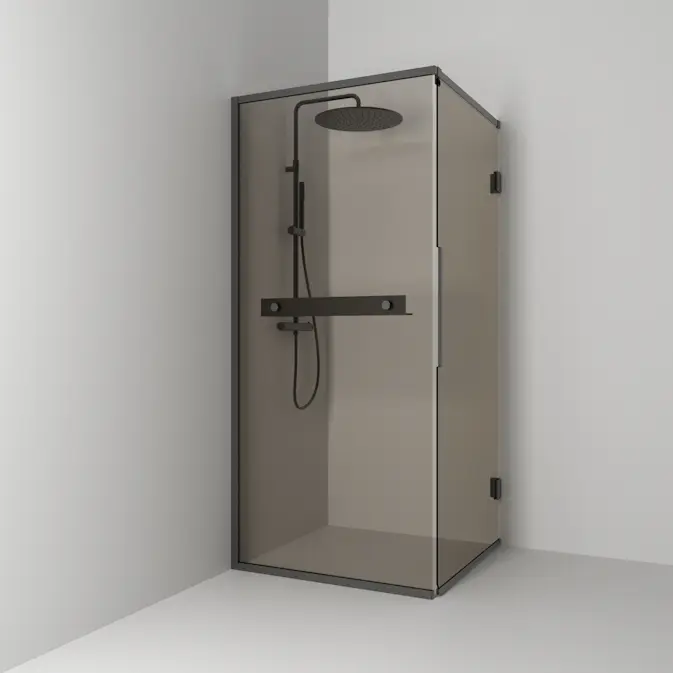 Duschhörn Svedbergs Langfoss 200 med Hylla