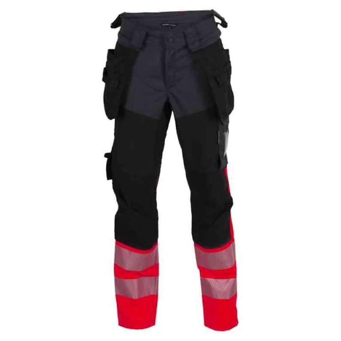 Håndverksbukse BS Gjøvik 4-V HiVis Kl 1 Dame