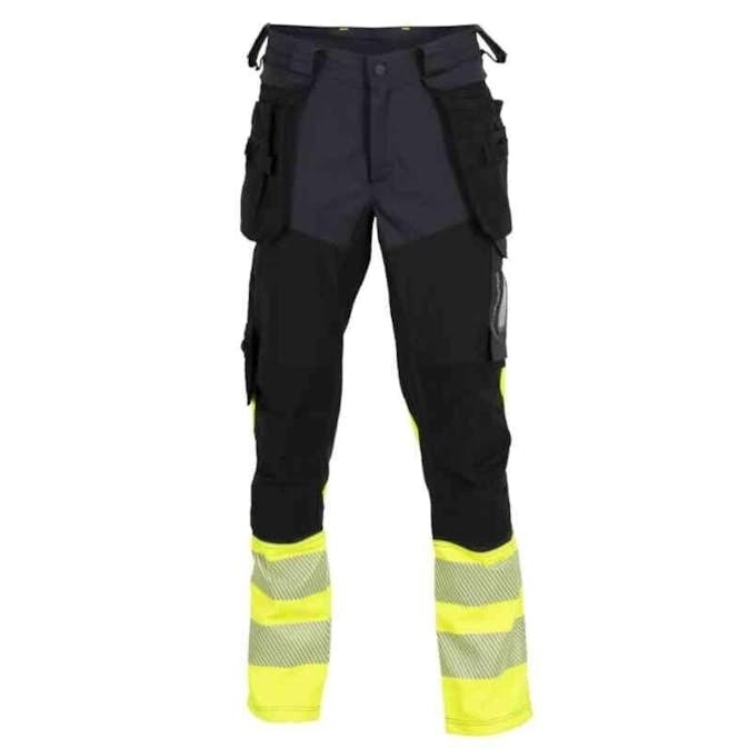 Håndverksbukse BS Gjøvik 4-V HiVis Kl 1 Dame