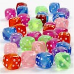 Terningmix Creativ Company Str 7x7 mm Hullstr 1,5 mm 125 ml/1 Pk