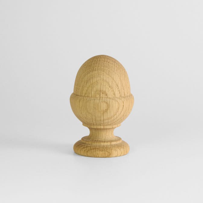 Endeknott Herrljunga Ledstångsfabrik Dreiet K19 Ask