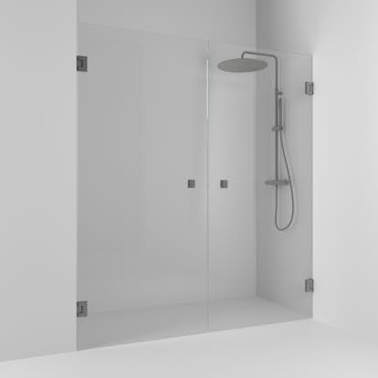 Duschdörr Svedbergs 180° Rak Dubbel