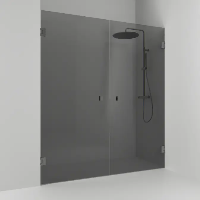 Duschdörr Svedbergs 180° Rak Dubbel