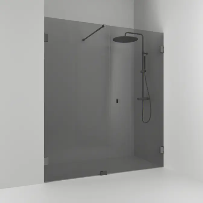 Duschdörr Svedbergs 180° Rak Kombi