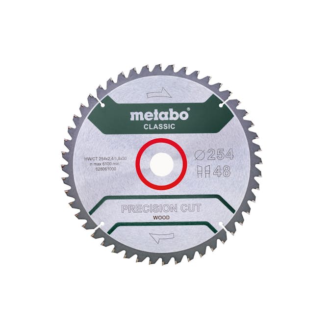 PrecisionCutClassic Metabo 254x30 48 t. KGS 5 gr. Neg.