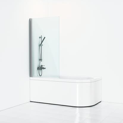 Badkarsvägg Svedbergs Skoga Rak