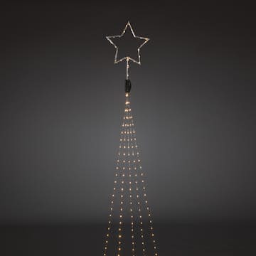 Juletrelys Gnosjö Konstsmide med Toppstjerne