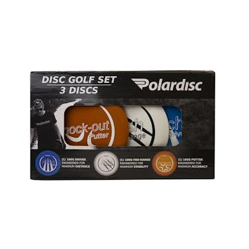 Frisbeegolf Polardisc 3-Disc Sett