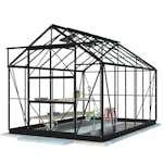 Drivhus Lykke Hybrid 97 m2 Sort