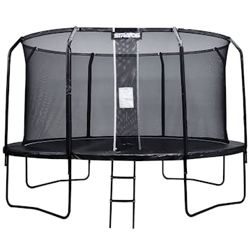 Trampoline Stratos med Premium Black Line Sikkerhetsnett 4,27 m