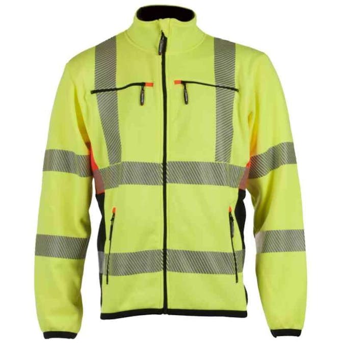 Fleecejakke BS Gjøvik HiVis Kl 3
