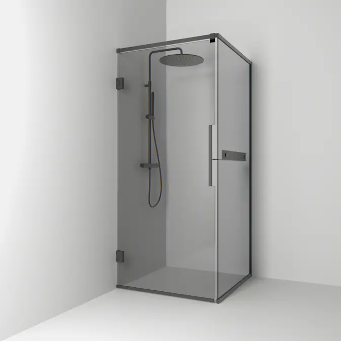 Duschhörn Svedbergs Langfoss 200 med Hylla