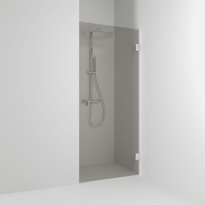 Dusjdør Svedbergs 180° Rett Enkel