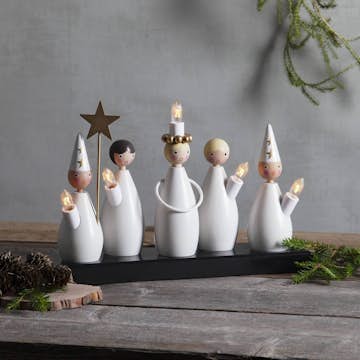 Adventstake Star Trading luciakor 5 Lys