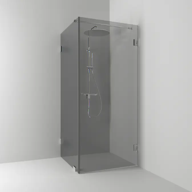 Duschhörn Svedbergs 180° Rak/Fast