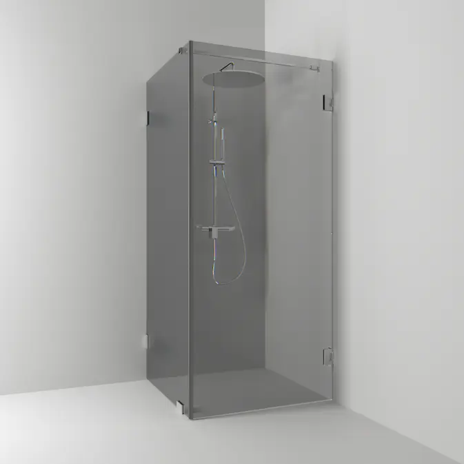 Duschhörn Svedbergs 180° Rak/Fast