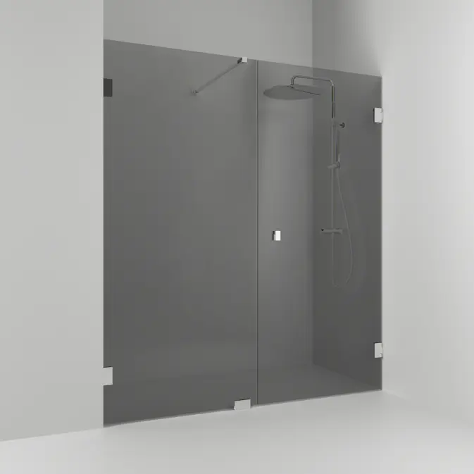 Duschdörr Svedbergs 180° Rak Kombi