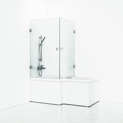 Badkarsvägg Svedbergs 180° Rak Hörn