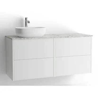 Tvättställsskåp Vedum Mezzo Frame 1200 med 4 Lådor