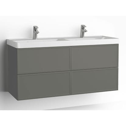 Tvättställsskåp Vedum Mezzo 1200 Dubbel med 4 Lådor