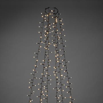 Juletrelys Gnosjö Konstsmide Cluster Frost 110/180x6 30V