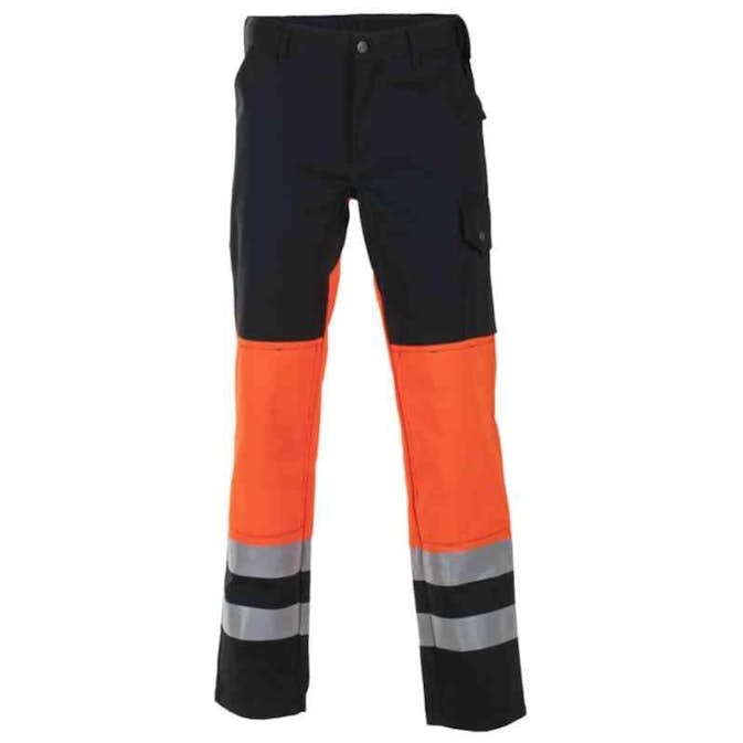 Arbeidsbukse BS Dokka Kneputelommer HiVis Kl 1