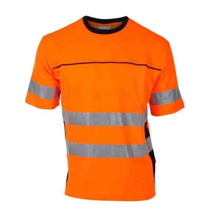 T-skjorte BS Bergset HiVis Kl 2