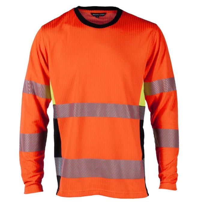 T-skjorte BS Gjøvik Lang HiVis KL 3