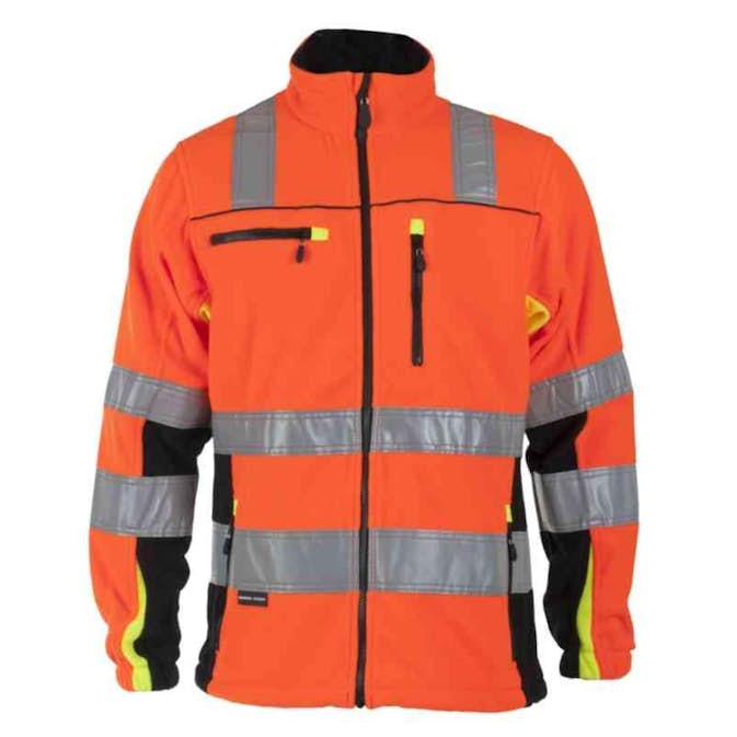 Fleecejakke BS Bergset HiVis KL 3