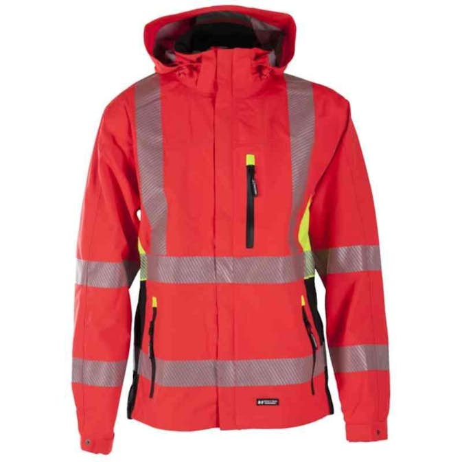 Skalljakke BS Gjøvik HiVis Kl 3
