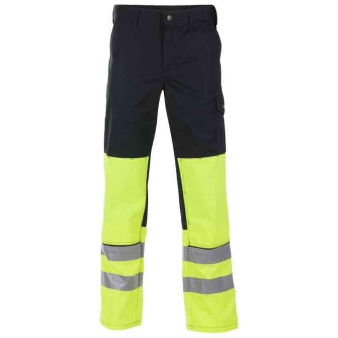 Arbeidsbukse BS Dokka Kneputelommer HiVis Kl 1