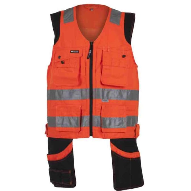 Håndverksvest BS Dokka HiVis Kl 1