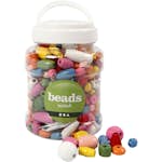 Treperler Creativ Company Ass Farger Str 5-28 mm Hullstr 2,5-3 mm