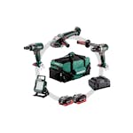 Combosett Metabo 18V BS + SSW + WBQ + BSA 2 X 10,0AH LIHD