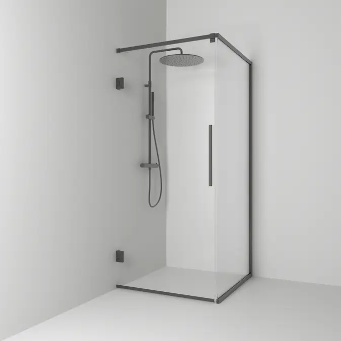 Duschhörn Svedbergs Langfoss Kombi 200 med Linjeglas