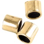 Enderør Creativ Company Forgylt str 2x2 mm Hullstr 14 mm 80 stk/1 Pk