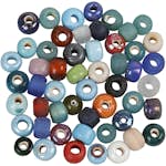 Glassperlemiks Creativ Company Ass Farger Dia 9 mm Hullstr 2,5-3 mm 500 g/1 Pk