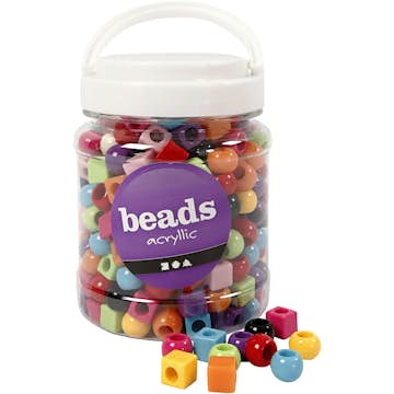 Perler Creativ Company Multimix Ass Farger Str 11 mm Hullstr 7 mm