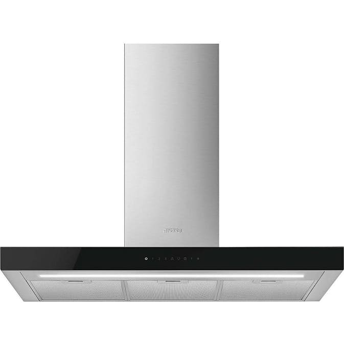 Vegghengt Kjøkkenvifte Smeg KBT9L4VN Rustfri Design med LED og Touchkontroll