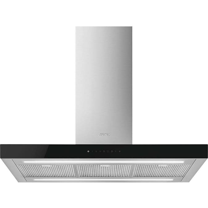 Fritthengende Kjøkkenvifte Smeg KBTI9L4VN Rustfri med LED-Belysning